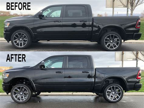 ram 1500 3 inch lift before and after